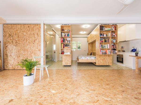 Ứng dụng sàn, vách ngăn, nội thất thông minh với ván gỗ OSB