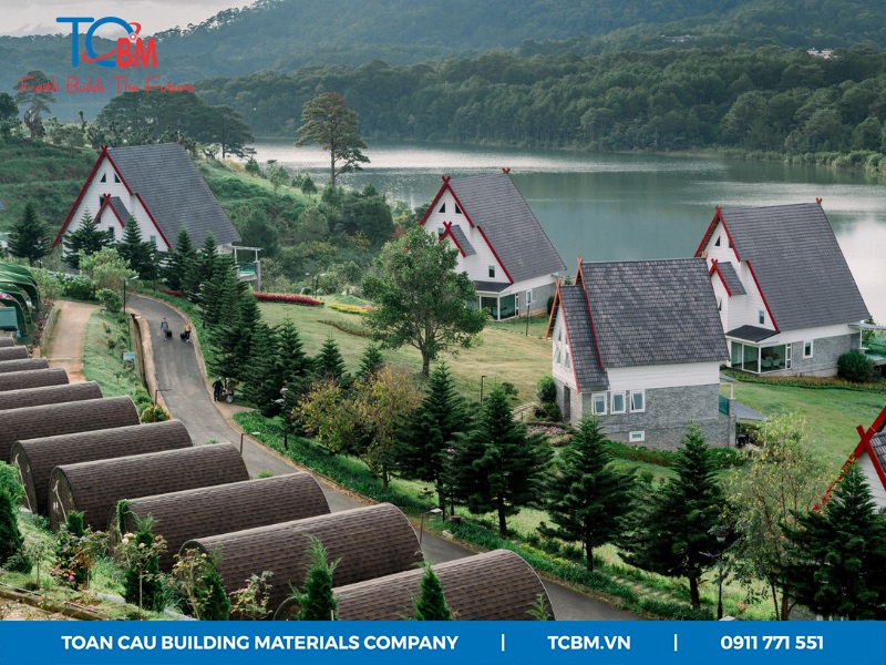 Nhà bungalow khu resort