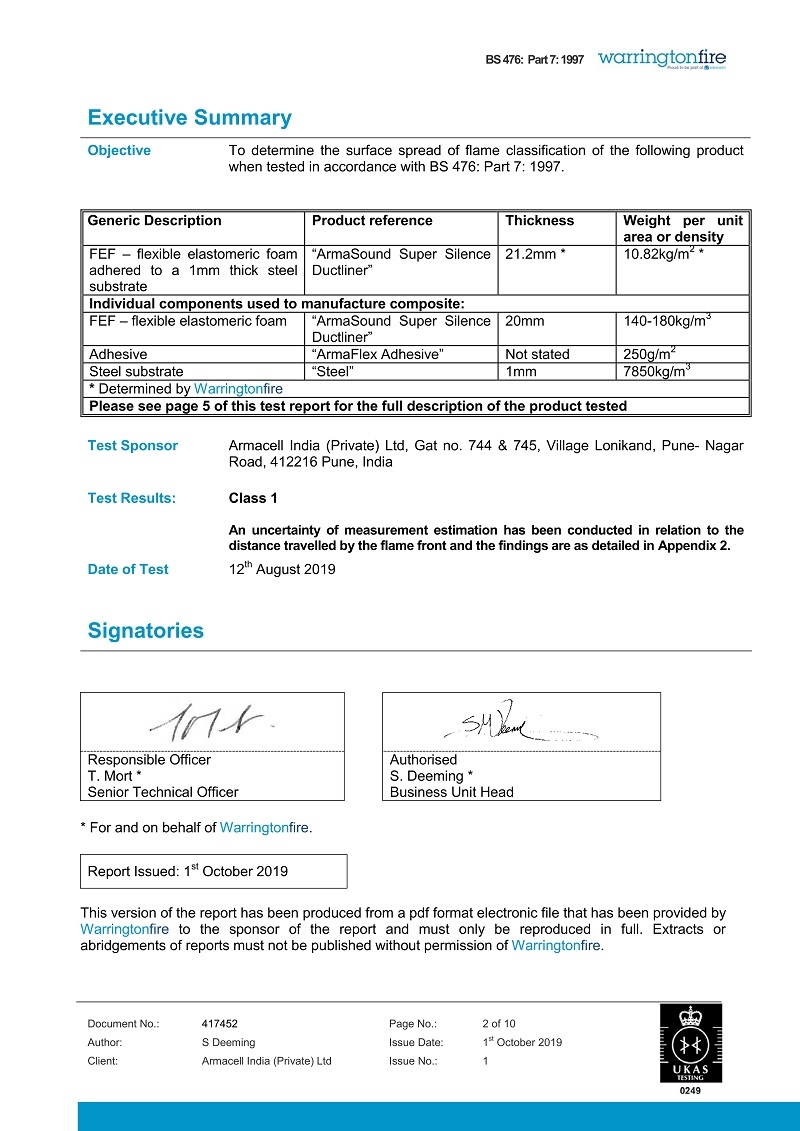 BS 476 Part 7